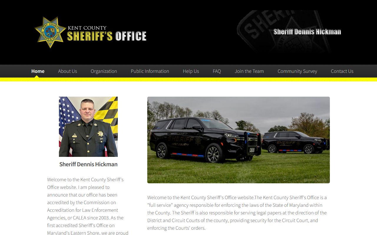 Kent County warrant search and Sheriff's Office homepage